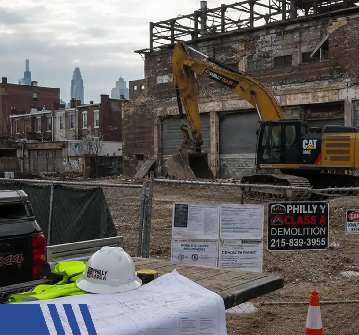 demolition permit in action